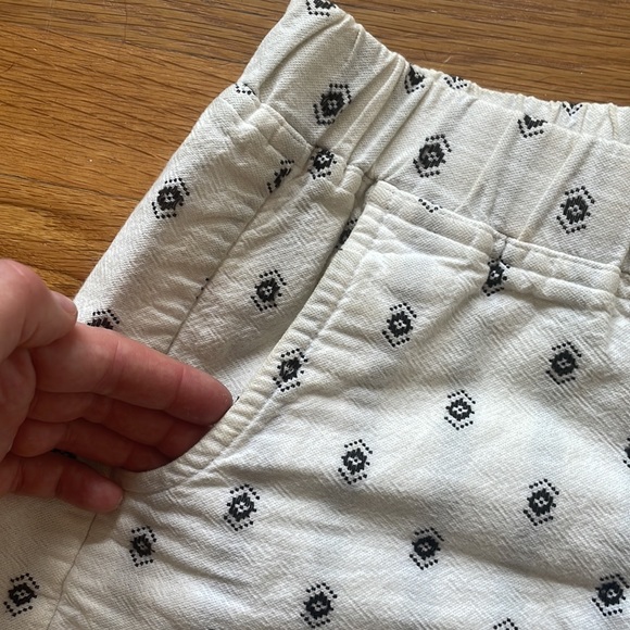 Madewell Linen Boxer Style Printed Shorts - Picture 4 of 8